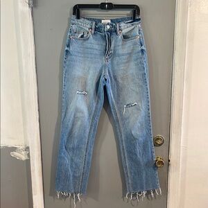 SNEAK PEAK VTG Women's‎ Blue Distressed Jeans 26